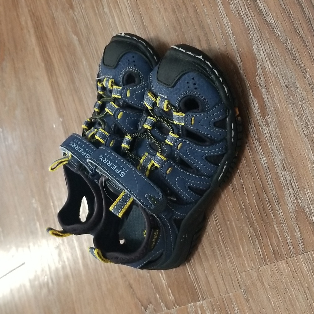(10M) Sperry Top-Sider Water-Friendly Toddler Boy's Lagoon Sandals Nautical